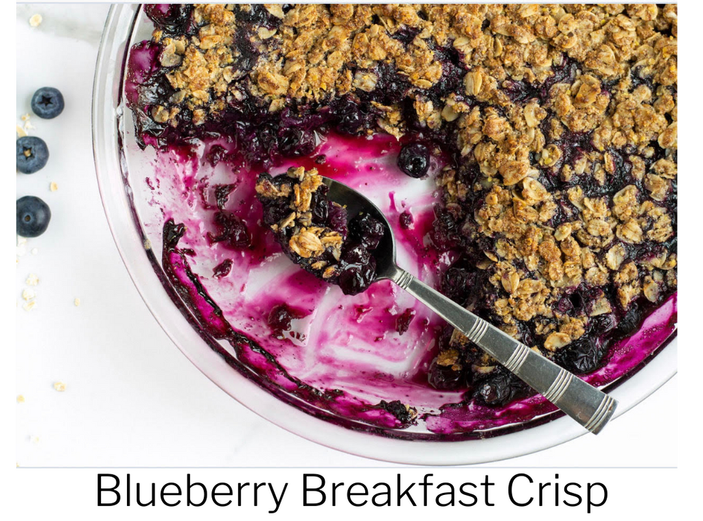 Blueberry Breakfast Crisp