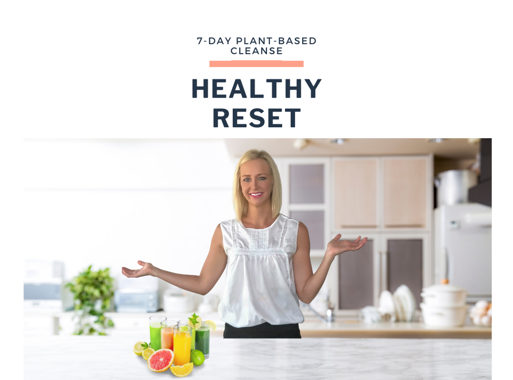 healthy reset 7 day plant based cleanse online program with Erin Soto 