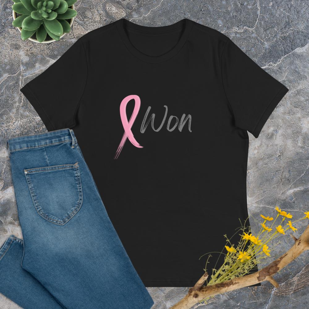 I Won Breast Cancer Women's Shirt in Black