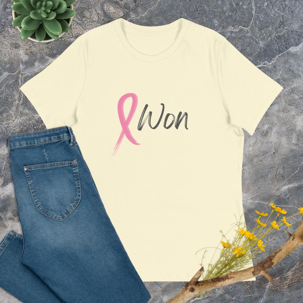 I Won Breast Cancer Women's Shirt in Citron