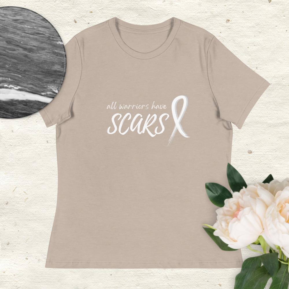 All Warriors Have Scars Cancer Shirt Heather Stone